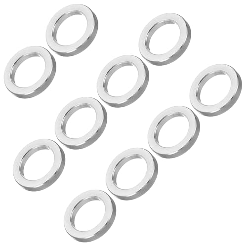 Unifizz M8 Aluminium-Abstandshalter, runde Metall-Abstandshalter, 8,2 mm Innendurchmesser x 12 mm Außendurchmesser x 2 mm Länge, ohne Gewinde, Aluminium-Abstandshalter für M8-Schrauben-Baugruppen, 10 Unifizz M8 Aluminium-Abstandshalter, runde Metall-Abstandshalter, 8,2 mm Innendurchmesser x 12 mm Außendurchmesser x 2 mm Länge, ohne Gewinde, Aluminium-Abstandshalter für M8-Schrauben-Baugruppen, 10 von Unifizz