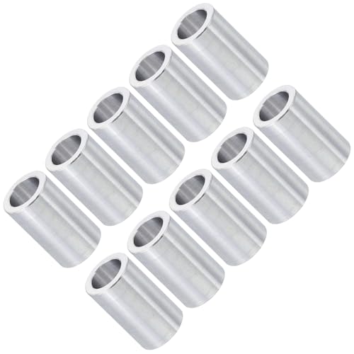 Unifizz M8 Aluminium-Abstandshalter, runde Metall-Abstandshalter, 8,2 mm Innendurchmesser x 12 mm Außendurchmesser x 20 mm Länge, ohne Gewinde, Aluminium-Abstandshalter für M8-Schrauben-Baugruppen, 10 Unifizz M8 Aluminium-Abstandshalter, runde Metall-Abstandshalter, 8,2 mm Innendurchmesser x 12 mm Außendurchmesser x 20 mm Länge, ohne Gewinde, Aluminium-Abstandshalter für M8-Schrauben-Baugruppen, 10 von Unifizz
