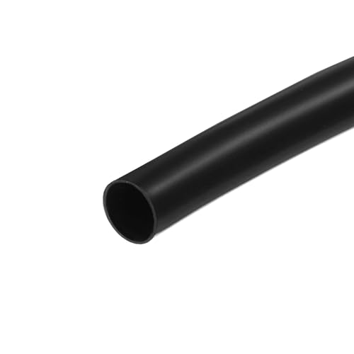 Unifizz PVC-Luftschlauch, schwarz, 9 mm Innendurchmesser, 10 mm Außendurchmesser, 3 m Länge, flexibler Schlauch, leichter Kunststoffschlauch für Wasser-, Öl-Luftübertragung von Unifizz