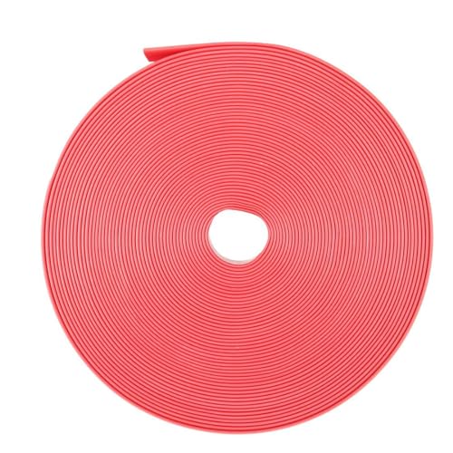 Unifizz Schrumpfschlauch, 14 mm Durchmesser, 23 mm flache Breite, 2:1 Verhältnis, Schrumpfschlauch, Kabelmuffe, 10 m, Rot Unifizz Schrumpfschlauch, 14 mm Durchmesser, 23 mm flache Breite, 2:1 Verhältnis, Schrumpfschlauch, Kabelmuffe, 10 m, Rot von Unifizz