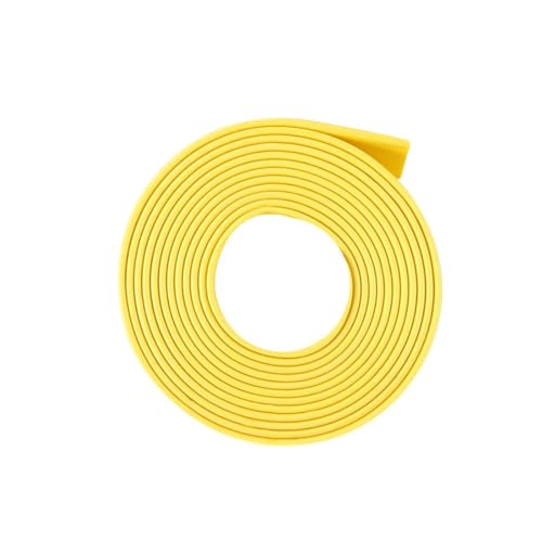 Unifizz Schrumpfschlauch, 16 mm Durchmesser, 26 mm flache Breite, 2:1 Verhältnis, Schrumpfschlauch, Kabelmuffe, 1 m, Gelb von Unifizz