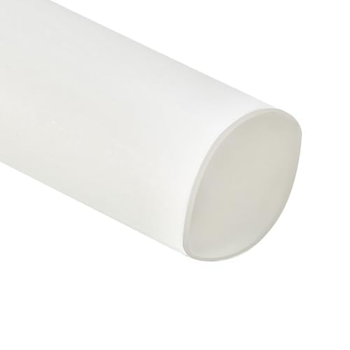Unifizz Schrumpfschlauch, 4,5 mm Durchmesser, 2:1 Verhältnis, Schrumpfschlauch, Kabelmuffe, 1 m, Weiß Unifizz Schrumpfschlauch, 4,5 mm Durchmesser, 2:1 Verhältnis, Schrumpfschlauch, Kabelmuffe, 1 m, Weiß von Unifizz