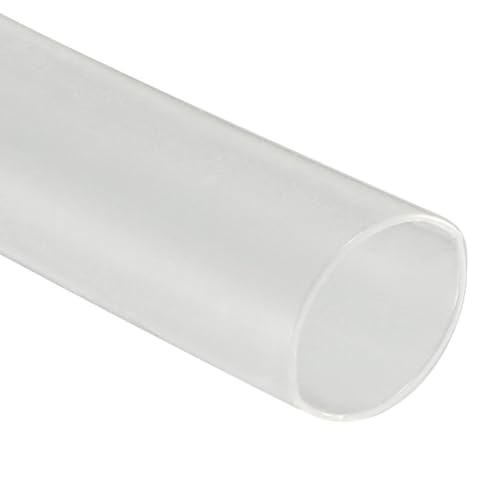 Unifizz Schrumpfschlauch, 4 mm Durchmesser, 7 mm flache Breite, 2:1 Verhältnis, Schrumpfschlauch, Kabelmuffe, 1 m, transparent Unifizz Schrumpfschlauch, 4 mm Durchmesser, 7 mm flache Breite, 2:1 Verhältnis, Schrumpfschlauch, Kabelmuffe, 1 m, transparent von Unifizz