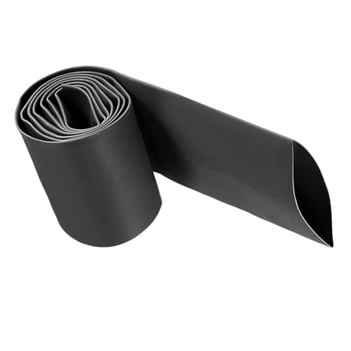 Unifizz Schrumpfschlauch, 40 mm Durchmesser, 66 mm, flache Breite, 2:1 Verhältnis, Schrumpfschlauch, Kabelmuffe, 1 m, Schwarz Unifizz Schrumpfschlauch, 40 mm Durchmesser, 66 mm, flache Breite, 2:1 Verhältnis, Schrumpfschlauch, Kabelmuffe, 1 m, Schwarz von Unifizz