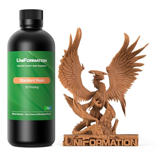 UNIFORMATION 3D Drucker Resin 3D-Druckerharz Standard Schnell UV-härtendes 3D-Harz auf Pflanzenbasis mit hoher Präzision und niedriger Viskosität Passend für Miniaturen, Garage Kits, Rotes Wachs 1KG UNIFORMATION 3D Drucker Resin 3D-Druckerharz Standard Schnell UV-härtendes 3D-Harz auf Pflanzenbasis mit hoher Präzision und niedriger Viskosität Passend für Miniaturen, Garage Kits, Rotes Wachs 1KG von Uniformation