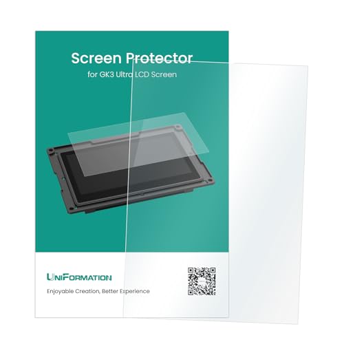 Uniformation GK3 Ultra 3PCS Displayschutzfolie für 3D-Harzdrucker von Uniformation