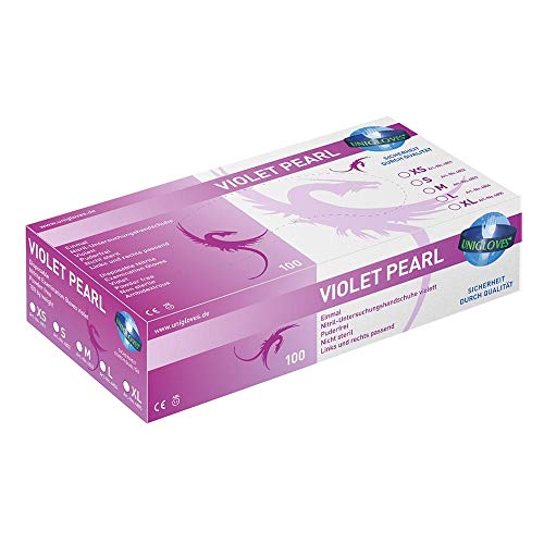 ICP-Nailcare GmbH, Nitrilhandschuhe Violet Pearl Gr. M von UNIGLOVES