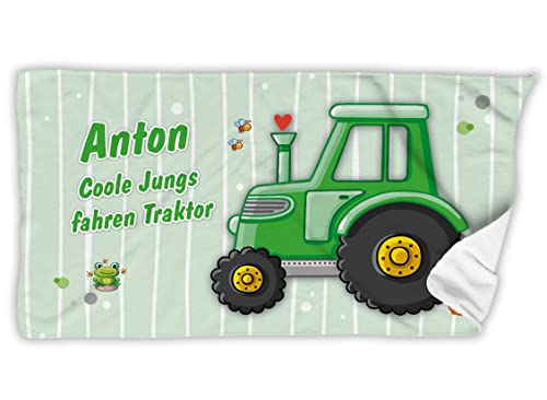 Unikatolo Kinder Badetuch Traktor mit Name personalisiert 100 x 180 cm | individuelles Geschenk Kinder Geburt Taufe Schulanfang Kindergeburtstag Handtuch Strandtuch Ostern Geburtstag Unikatolo Kinder Badetuch Traktor mit Name personalisiert 100 x 180 cm | individuelles Geschenk Kinder Geburt Taufe Schulanfang Kindergeburtstag Handtuch Strandtuch Ostern Geburtstag von Unikatolo