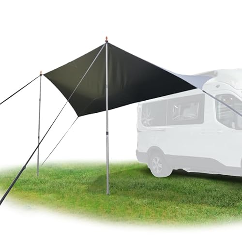 Unikka ComfortX Motor Tarp: UV Protection, Waterproof, Universal Fit with Suction Cup and 4/6mm Keder Mounting für Camper, Wohnwagen, SUV und Campingbusse von Unikka