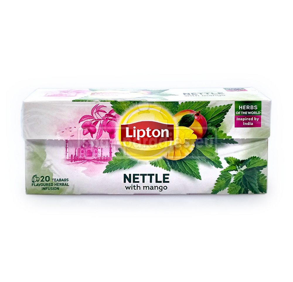 Unilever Teekanne Lipton Kräutertee Brennnessel mit Mango, 20er Pack von Unilever