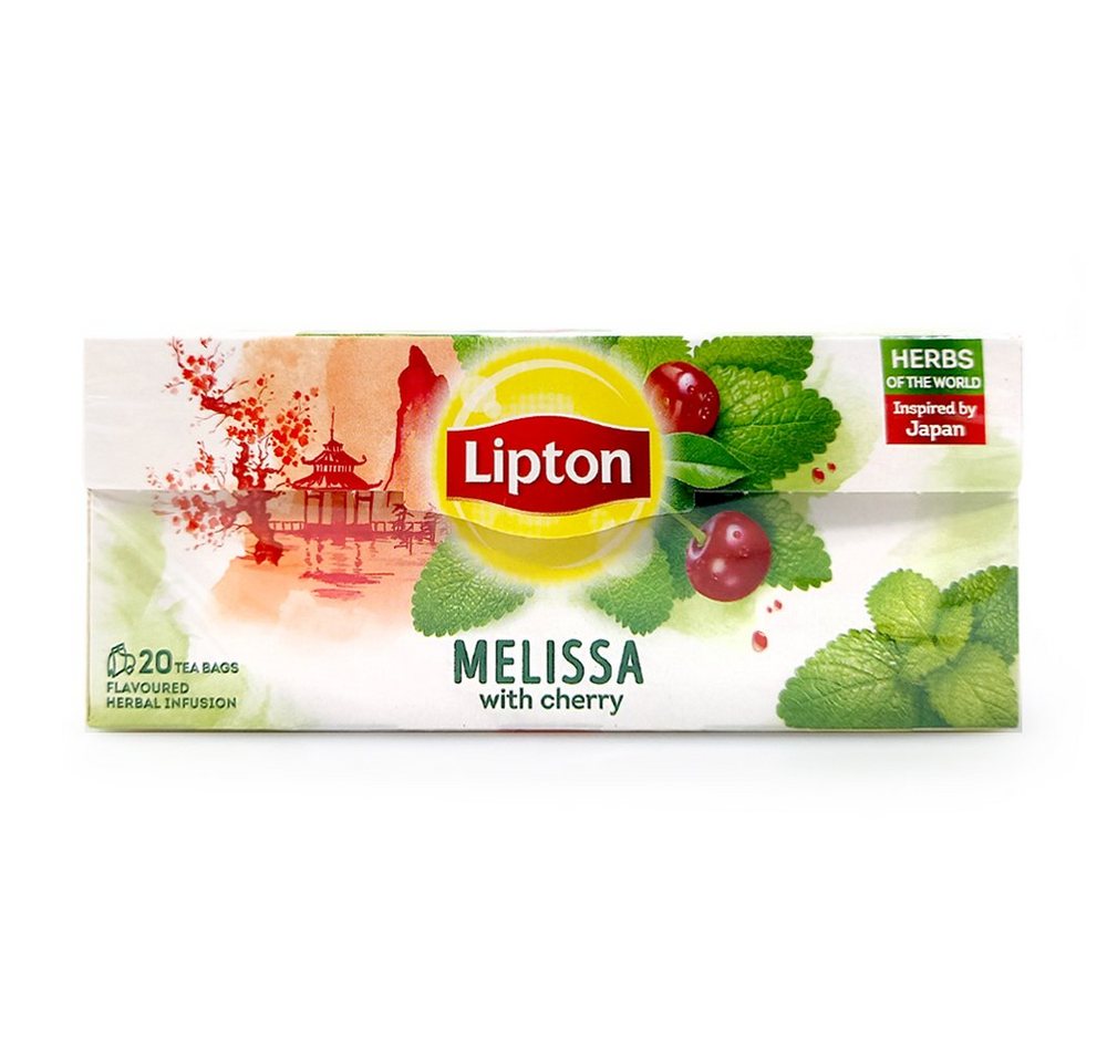 Unilever Teekanne Lipton Kräutertee Melisse mit Kirsche, 20er Pack von Unilever