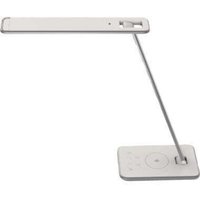 UNILUX Tischleuchte Jazz LED 400093836 weiß + metallgrau von Unilux