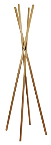 Unilux, Garderobenständer aus Tipy-Holz, 4 Kleiderbügel, 175 x 50 cm von Unilux