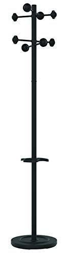 Unilux 100340694 Garderobenständer ACCUEIL mit Schirmständer 175 cm hoch in schwarz von Unilux