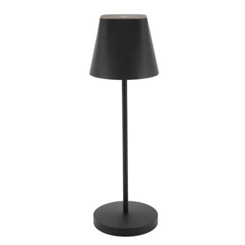 Unilux Ava Akku-LED-Lampe, Tisch-Leuchte, für den Außenbereich geeignet, IP 44, dimmbare Lichtintensität und Farbtemperatur, 5200 lm, schwarz von Unilux