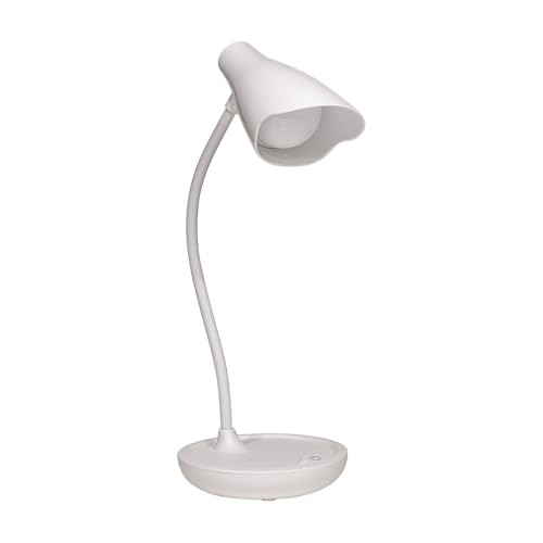 Unilux, Ukky LED-Schreibtischlampe, flexibler Arm, um 360 ° drehbar, Weiß von Unilux