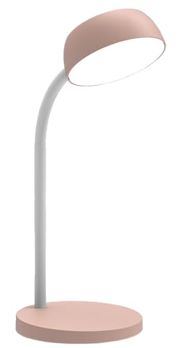 Unilux LED Schreibtisch-Leuchte Tamy hellrosa, flexibel biegbarer Arm, 3000K von Unilux