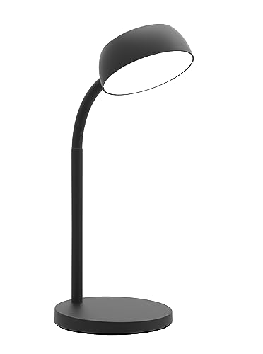 Unilux LED Schreibtisch-Leuchte Tamy schwarz, flexibel biegbarer Arm, 3000K von Unilux