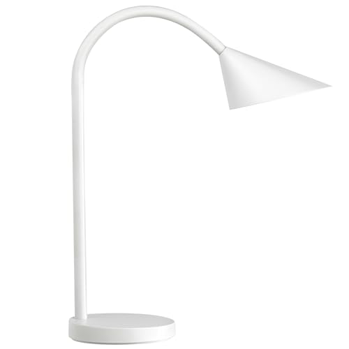 Unilux 400077404 moderne LED-Schreibtischlampe, flexible Schreibtisch-Leuchte Bürolampe Tischlampe Leselampe Leuchte Büroleuchte Schreibtischleuchte Tischleuchte von Unilux