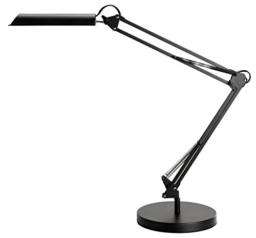 Unilux LED Schreibtischlampe Swingo, dimmbar, schwarz von Unilux