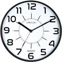 Wanduhr Pop 30cm Kunststoff schwarz Pop 30cm Kunststoff schwarz von Unilux