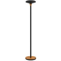 unilux BALY BAMBOO Stehlampe schwarz/bambus 44,6 W von Unilux