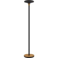 unilux Stehlampe 44.6 W schwarz/bambus von Unilux