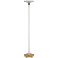 unilux Stehlampe 44.6 W weiß/bambus von Unilux