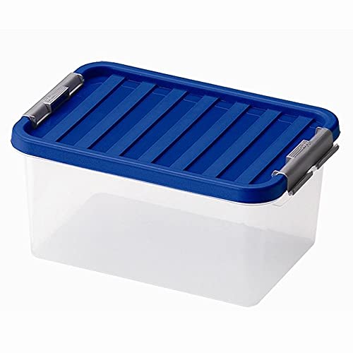 Heidrun Europlastic Behältnis Systembox mit Deckel, 34x23x16 cm, farblich sortiert von Unimet