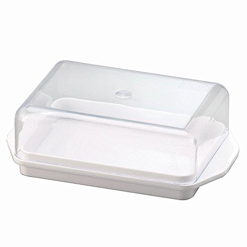 Wüllner + Kaiser Butterdose Kühlschrankbutterdose, Weiß, 13,8 x 8,8 x 4,9 cm von Unimet