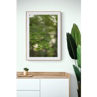 Surreal Grüne Blätter Fotodruck Abstrakter Wald Kunstdruck von UninventedColors