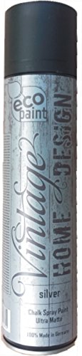 Vintage Kreide Spray silver 400ml Kreidefarbe silber Chalk Paint Shabby Chic Landhaus Stil Vintage Look von Union Spray GmbH