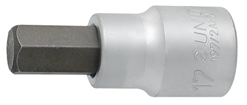 Unior 197/2AHX Schraubendrehereinsatz 3/4 Zoll für Innensechskantschrauben, 19 mm von Unior