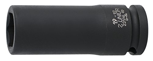 Unior 231/4L6p Maschinensteckschlüssel für Schlagschrauber 1/2 Zoll, lang, 12 mm von Unior