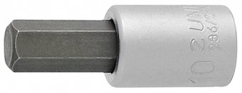 Unior 236/2HX Schraubendrehereinsatz 3/8 Zoll für Innensechskantschrauben, 6 mm von Unior