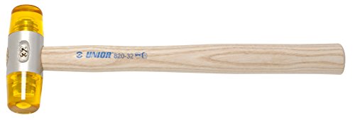 Unior 820 Schonhammer mit Holzstiel mit auswechselbaren Aufsätzen, FI von Unior