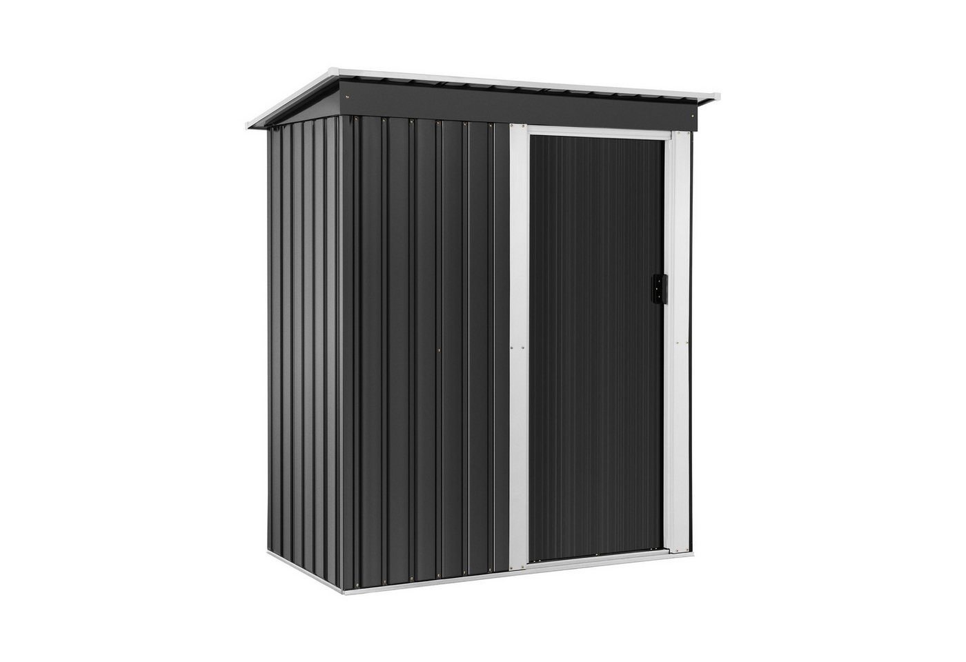 Uniprodo Gerätehaus Geräteschuppen Gartenschrank 163 x 181 x 89 cm verzinkter Stahl, BxT: 89x175 cm von Uniprodo