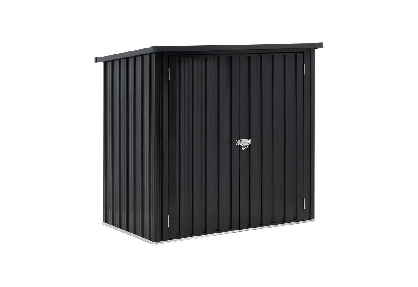 Uniprodo Gerätehaus Metall-GeräteschuppenMetallgerätehaus Gartenschrank abschließbar 142 x, BxT: 86x151 cm von Uniprodo