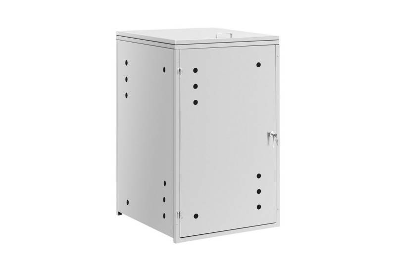 Uniprodo Mülltonnenbox Mülltonnenbox Edelstahl Mülltonnenverkleidung Mülleimerbox 240 l mit von Uniprodo