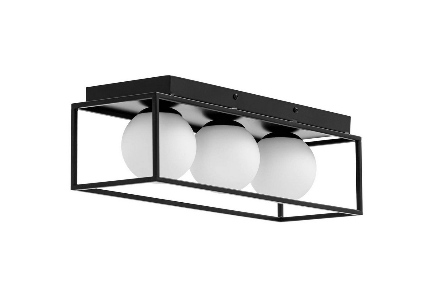 Uniprodo Pendelleuchte Deckenleuchte 30 W 3 Glaskugeln Deckenlampe Wohnzimmer Schlafzimmer von Uniprodo