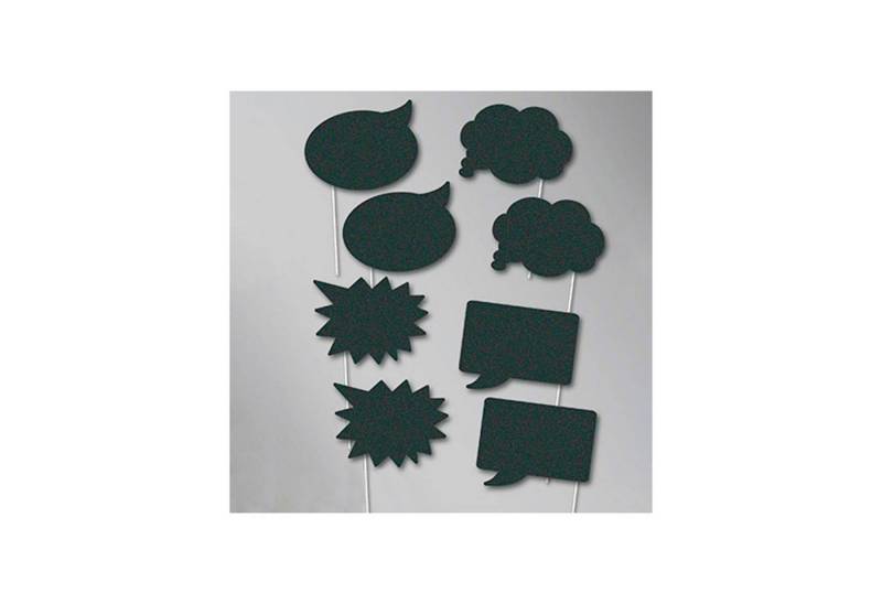 Unique Industries Inc. Hängedekoration Foto-Props Tafel Sprechblasen 8-tlg. von Unique Industries Inc.