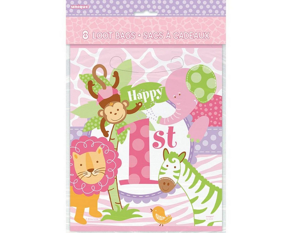 Unique Industries Inc. Hängedekoration Geschenkbeutel PVC 18x22cm/8St. 1.st HB Girl Safar Unique Industries Inc. Hängedekoration Geschenkbeutel PVC 18x22cm/8St. 1.st HB Girl Safar von Unique Industries Inc.