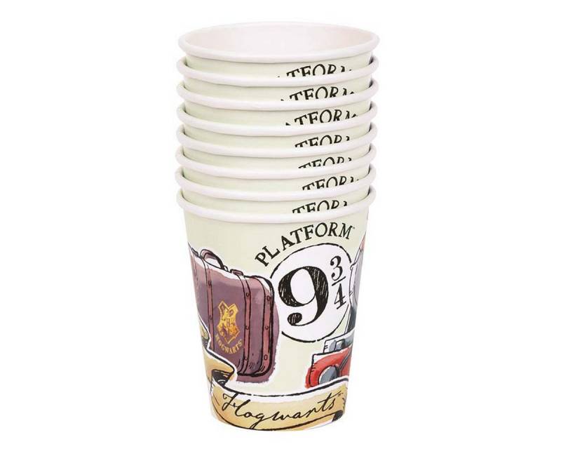 Unique Industries Inc. Hängedekoration Harry Potter Dekoration, Pappbecher 266ml/8Stk. von Unique Industries Inc.
