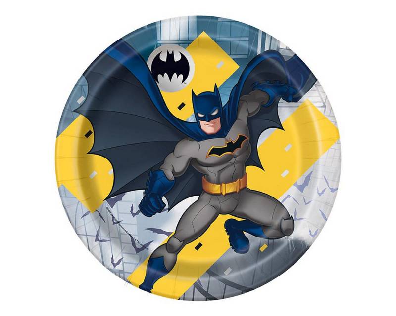 Unique Industries Inc. Pappteller Pappteller 'Batman Sign', Ø23cm/8Stk. von Unique Industries Inc.