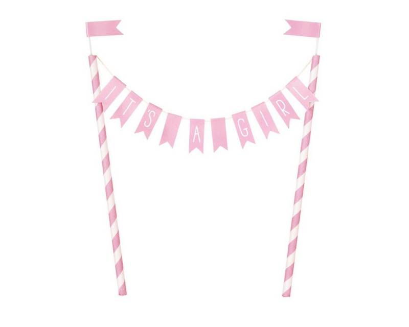 Unique Industries Inc. Tortenstecker Tortendeko Banner It's a Girl Pink Babyparty Dekor Unique Industries Inc. Tortenstecker Tortendeko Banner It's a Girl Pink Babyparty Dekor von Unique Industries Inc.