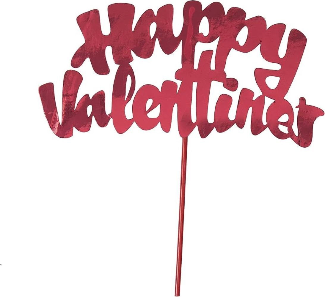 Unique Industries Inc. Tortenstecker Tortendeko Happy Valentines von Unique Industries Inc.