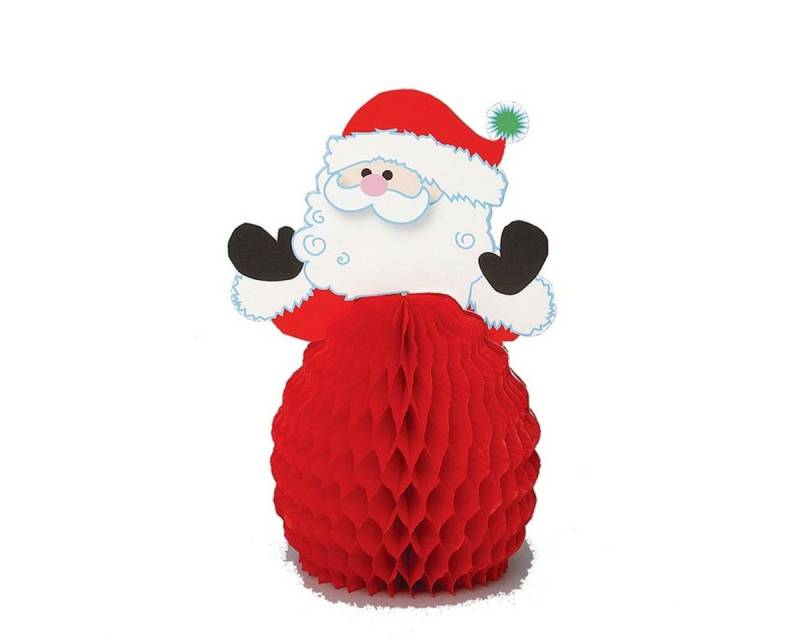 Unique Industries Inc. Wabenball Wabenball Santa Honeycom 4 Stk./15cm von Unique Industries Inc.