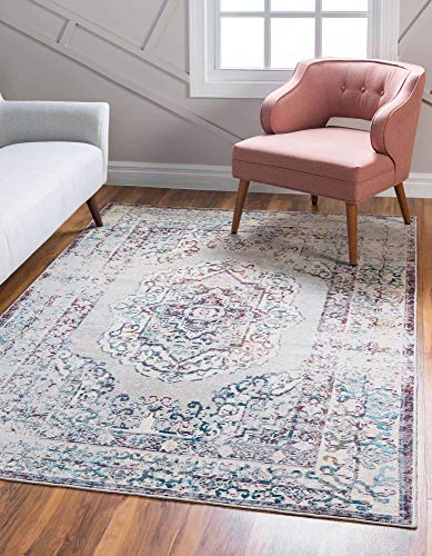 Unique Loom Charm Collection Traditional Vintage Colorful Medallion Rectangular, 8' 0 x 10' 0 Rectangle, Gray Unique Loom Charm Collection Traditional Vintage Colorful Medallion Rectangular, 8' 0 x 10' 0 Rectangle, Gray von Unique Loom
