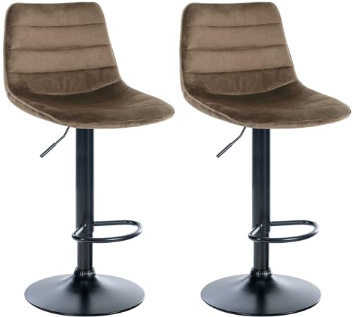 Unique Nature Barhocker 2er – 360° frei drehbar für maximale Beweglichkeit – inkl. komfortabler Fußablage – modernes verchromtes Metallgestell – robust Unique Nature Barhocker 2er – 360° frei drehbar für maximale Beweglichkeit – inkl. komfortabler Fußablage – modernes verchromtes Metallgestell – robust von Unique Nature