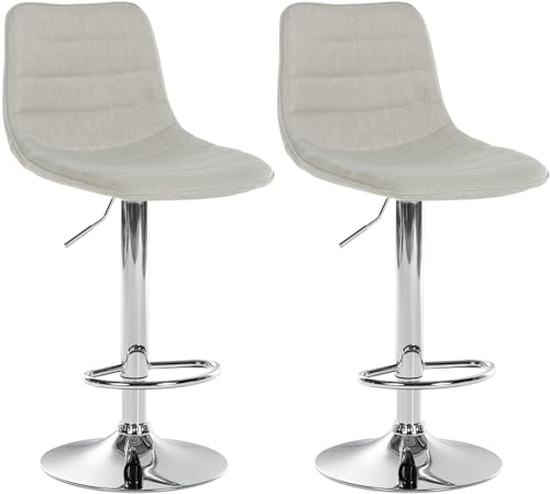 Unique Nature Barhocker 2er – 360° frei drehbar für maximale Beweglichkeit – inkl. komfortabler Fußablage – modernes verchromtes Metallgestell – robust Unique Nature Barhocker 2er – 360° frei drehbar für maximale Beweglichkeit – inkl. komfortabler Fußablage – modernes verchromtes Metallgestell – robust von Unique Nature